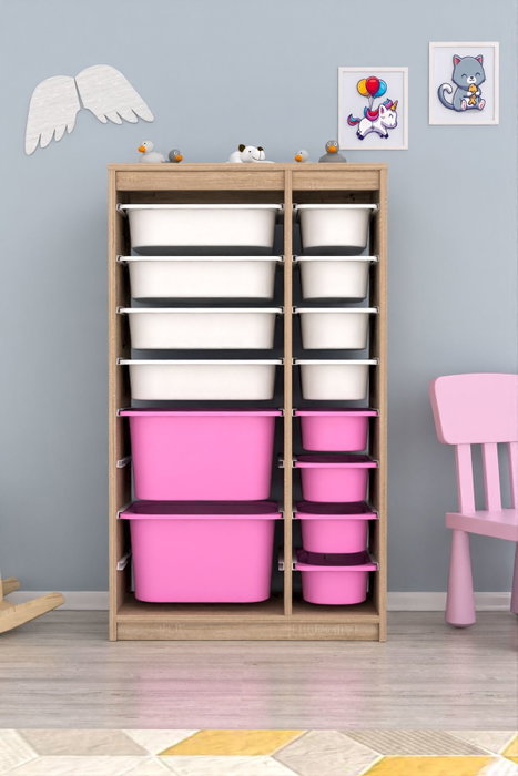 Hanah Home Montana Xs 2D4N8U - Blanco Sonomo y Rosa Hanah Home Montana Xs 2D4N8U - Blanco Sonomo y Rosa